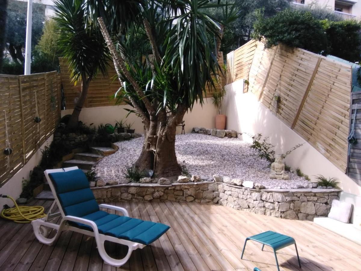 Nice- Gairaut - Jardin Prive- Grand F1 Lumineux-Piscine Collective Buitenkant foto